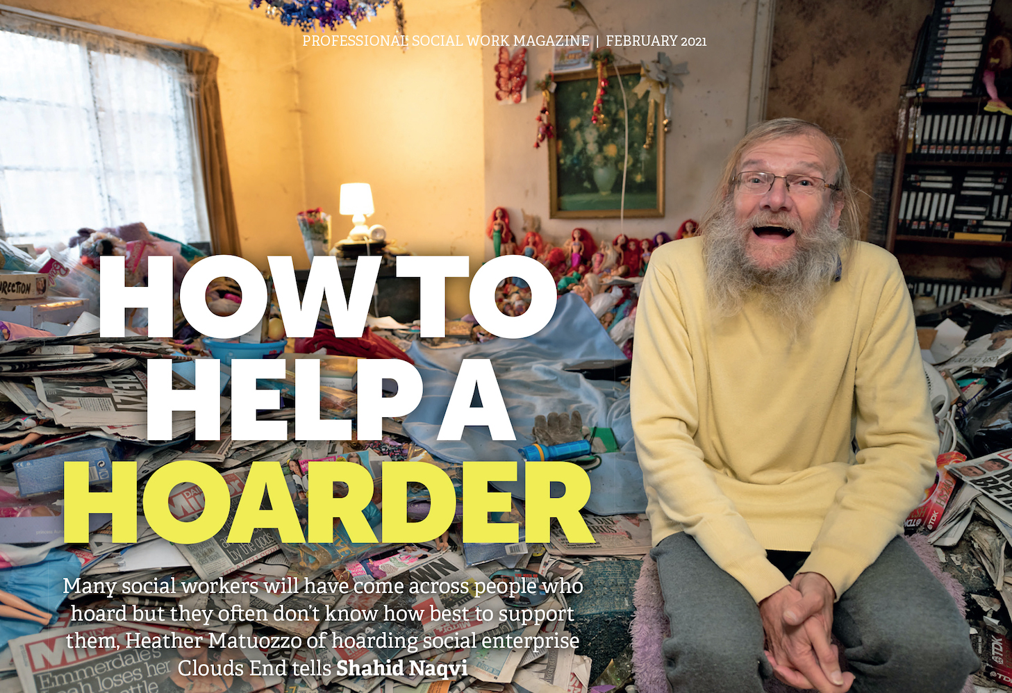 Featured image for “Interview with CloudsEnd – Professional Social Work magazine”